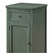 Furniture of America Jennifer Wood 1-Drawer Side Table in Antique Teal Blue