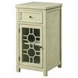 Furniture of America Jennifer I Wood 1-Drawer Side Table in Antique White