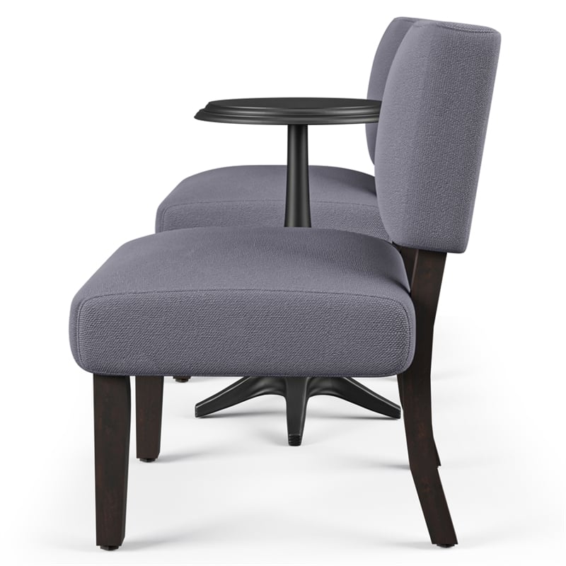 Furniture of America Jetson Wood 3-Piece Accent Table and Chair Set in Gray