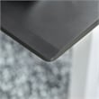 Furniture of America Seantay Metal Adjustable Short Desk with USB in Black