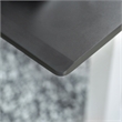 Furniture of America Seantay Metal Adjustable Short Desk with USB in Gray