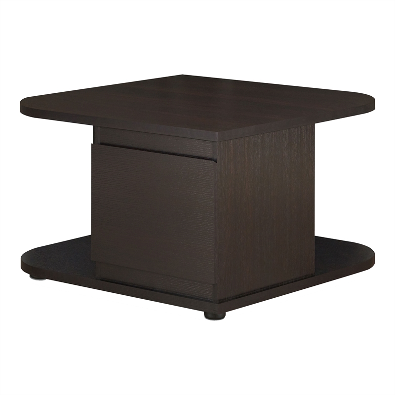 Furniture of America Adona Modern Wood Storage Coffee Table in Cappuccino