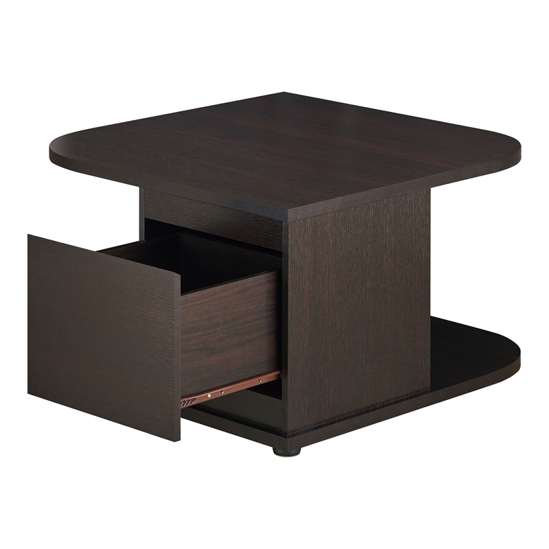 Furniture of America Adona Modern Wood Storage Coffee Table in Cappuccino