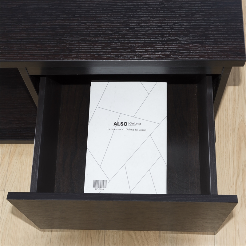 Furniture of America Adona Modern Wood Storage Coffee Table in Cappuccino