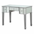 Furniture of America Aleana Contemporary Wood 3-Piece Vanity Set in Silver