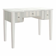 Furniture of America Modaz Wood Flip-Top 3-Piece Vanity Set in White