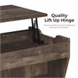 Furniture of America Edwards Wood Lift-Top Coffee Table in Reclaimed Oak