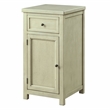 Furniture of America Jennifer Wood 1-Drawer Side Table in Antique White