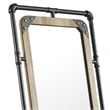 Furniture of America Regalo Metal 51-Inch Standing Mirror in Sand Black