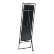 Furniture of America Regalo Metal 51-Inch Standing Mirror in Sand Black