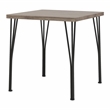 Furniture of America Kelle Transitional Metal 3-Piece Dining Set in Natural Tone