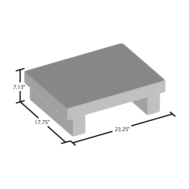 Furniture of America Krister Contemporary Wood Nightstand with USB Post in White