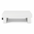 Furniture of America Krister Contemporary Wood Nightstand with USB Post in White