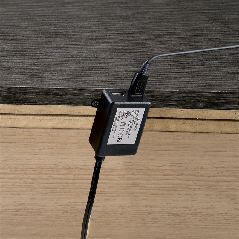 Furniture of America Henly Contemporary Wood 3-Drawer Nightstand in Warm Gray