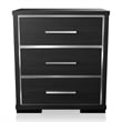 Furniture of America Henly Contemporary Wood 3-Drawer Nightstand in Warm Gray