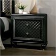 Furniture of America Braylene Contemporary Wood Nightstand in Metallic Gray