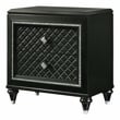 Furniture of America Braylene Contemporary Wood Nightstand in Metallic Gray