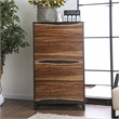 Furniture of America Trippen Rustic Wood 4-Drawer Chest in Dark Oak