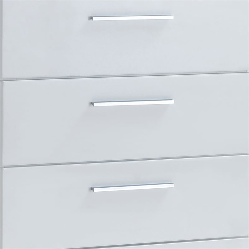 Furniture of America Krister Contemporary Wood 5-Drawer Chest in White