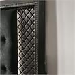 Furniture of America Braylene Wood Tufted Panel Queen Bed in Metallic Gray