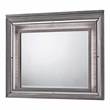 Furniture of America Hariston 2-Piece Wood Dresser and Mirror in Light Gray