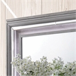Furniture of America Hariston 2-Piece Wood Dresser and Mirror in Light Gray