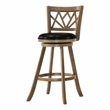 Furniture of America Vergara Wood 29-Inch Swivel Bar Stool in Maple