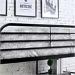 Furniture of America Kandice Metal Twin over Workstation Bunk Bed in Black