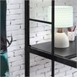 Furniture of America Kandice Metal Twin over Workstation Bunk Bed in Black