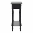 Furniture of America Humphry Transitional Wood 2-Drawer Writing Desk in Gray
