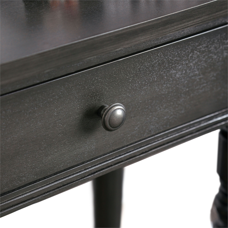 Furniture of America Humphry Transitional Wood 2-Drawer Writing Desk in Gray