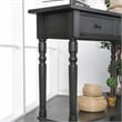 Furniture of America Humphry Transitional Wood 2-Drawer Writing Desk in Gray