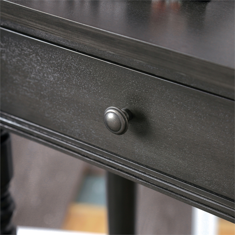 Furniture of America Humphry Transitional Wood 2-Drawer Writing Desk in Gray