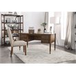 Furniture of America Jennay Wood 4-Drawer Writing Desk in Antique Oak