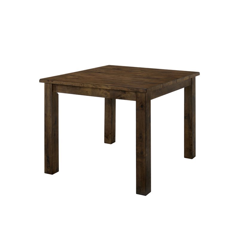 Furniture Of America Belton Ii Transitional Wood Pub Table In Rustic Oak Idf 3060pt