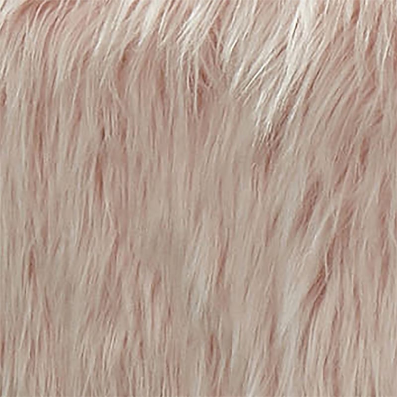 Furniture of America Raven I Contemporary Fabric Upholstered Ottoman in Pink