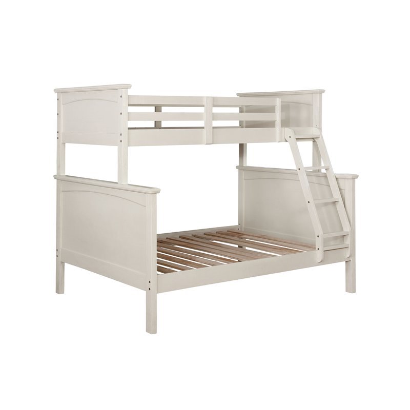 Furniture Of America Delphine Twin Over Full Bunk Bed In White