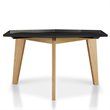 Furniture of America Bok 2-Piece Black Wood Coffee and End Table Set