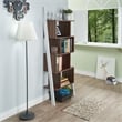 Furniture of America Lili Contemporary Wood 4-Shelf Bookcase in Light Walnut