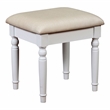 Furniture of America Diane Contemporary Wood 3-Piece Vanity Set in White