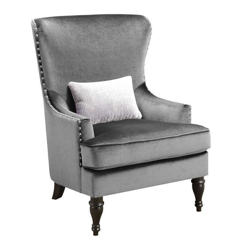 glam wingback chair