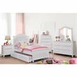 Furniture of America Noell Solid Wood 5-Drawer Chest in White