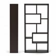Furniture of America Adeo Contemporary Wood 10-Shelf Bookcase in Walnut