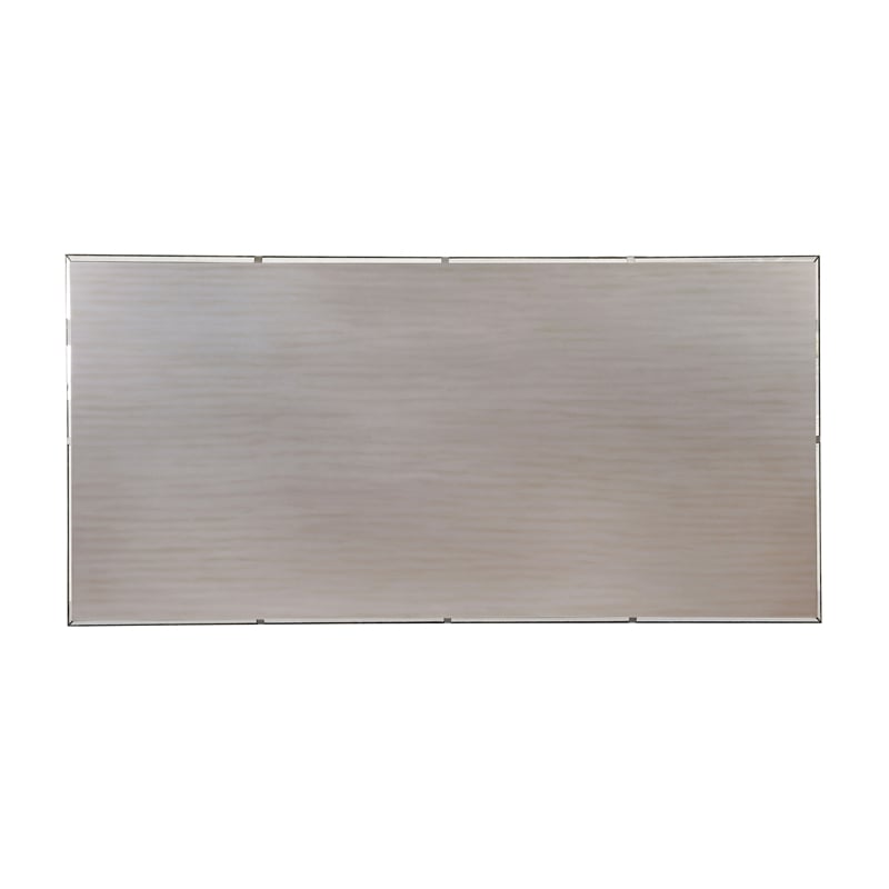 Furniture of America Desi 84-Inch Wood Rectangle Dining Table in Silver