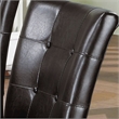 Furniture of America Peeves Wood Counter Height Chair in Espresso (Set of 2)