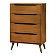 FOA Belkor 3-Piece Oak Solid Wood Bedroom Set - King + Nightstand + Chest