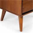 FOA Belkor 4pc Oak Wood Bedroom Set - Cal King+ 1Nightstand + 1Dresser +1Mirror