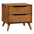 FOA Belkor 4pc Oak Wood Bedroom Set - King + 1 Nightstand + 1 Dresser +1 Mirror