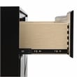 FOA Belkor 4pc Black Wood Bedroom Set - Cal King+Nightstand+Dresser+Mirror