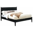 FOA Belkor 4pc Black Wood Bedroom Set - Cal King+Nightstand+Dresser+Mirror